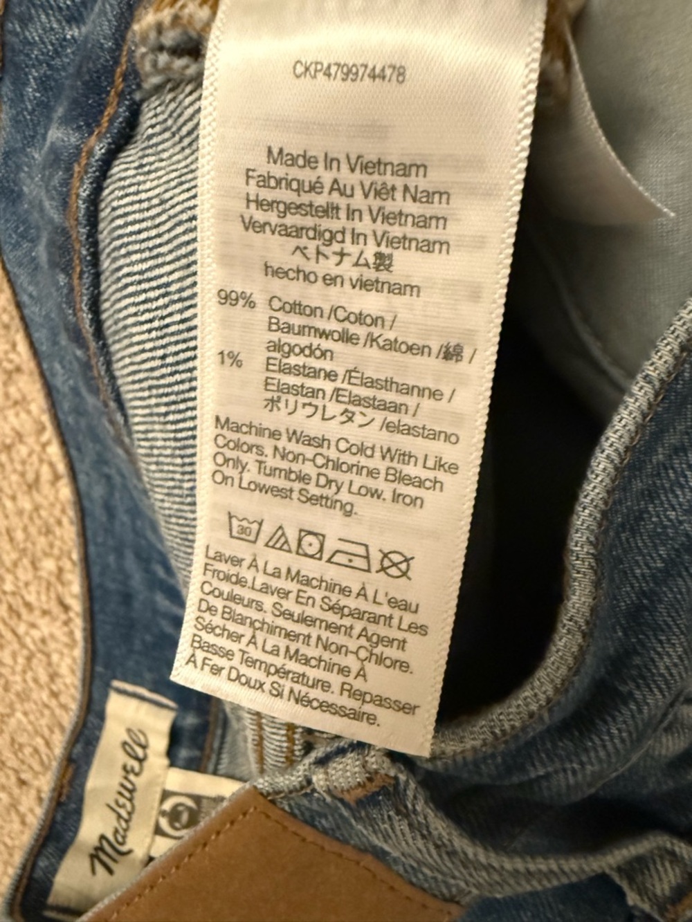 Madewell The Perfect Vintage Jean, size 27 - Picture 5 of 8